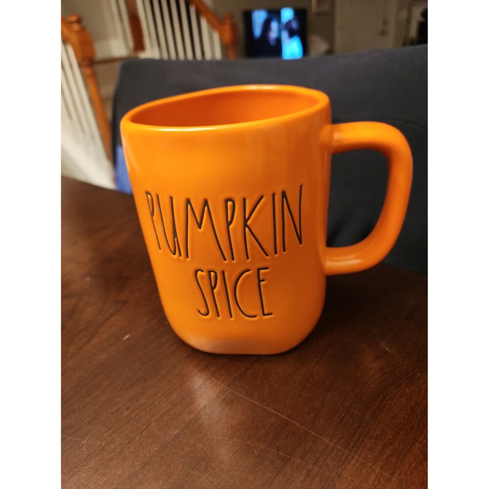 Rae Dunn "Pumpkin Spice Everything Nice" Orange Mug NWOT